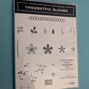 Stampin' Up Thoughtful Blooms stamp set
